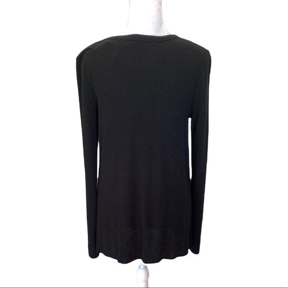 Urban Outfitters Project Social T Irresistible Cutout Deep-V Tee Small Black - Picture 6 of 16